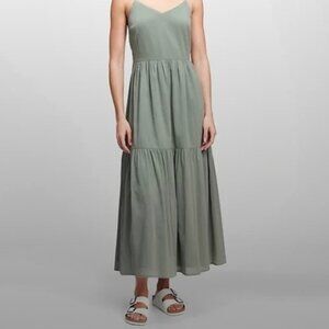 Gap Cami V-neck Sage Green Sundress